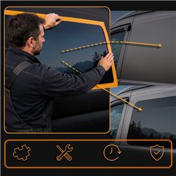 Sliding door right fixed side window Volkswagen VW e-Crafter I Cargo MEDIUM