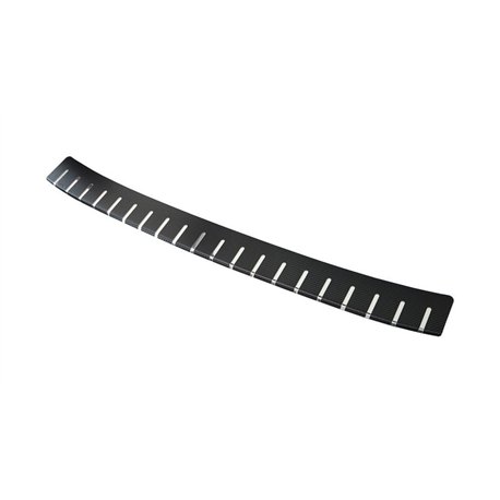 Rear bumper trim Volkswagen VW T-Roc I 2017-2025 Black Silver steel carbon-