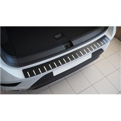 Rear bumper trim Volkswagen VW T-Roc I 2017-2025 Black Silver steel carbon-