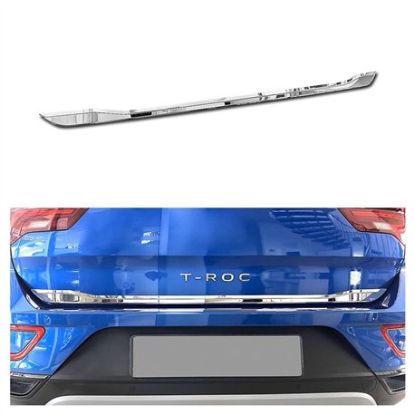 Rear tailgate edge trim for Volkswagen VW T-Roc Cabrio I 2020- | steel