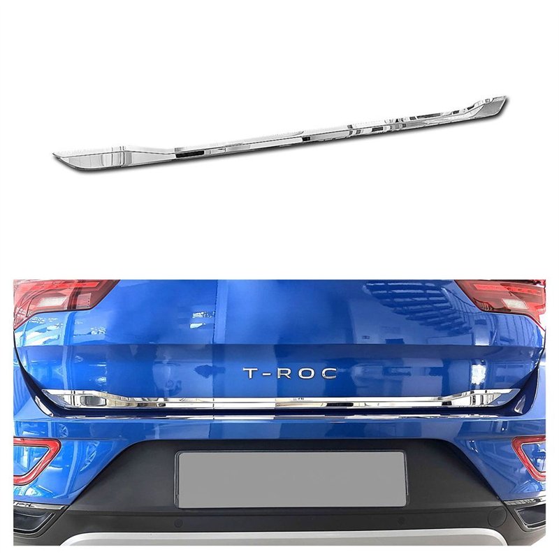 Rear tailgate edge trim for Volkswagen VW T-Roc Cabrio I 2020- | steel