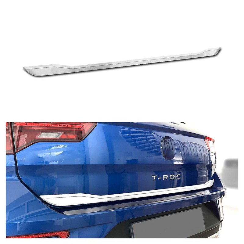Rear tailgate edge trim for Volkswagen VW T-Roc Cabrio I 2020- | steel