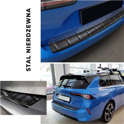 Rear bumper trim for Audi Q3 II (F3) 2018-2025 | Graphite steel Brushed