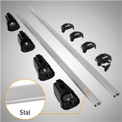 Roof rack for Audi Q3 II (F3) 2018-2025 | Solidbar Beta V2 Lite Steel