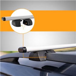 Roof rack for Fiat Panda Cross Hatchback III 2014-2024 Solidbar BLT