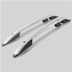 Roof rails for Fiat Panda Cross Hatchback III 2014-2024 Aluminum Plastic