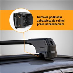 Roof rack for Fiat Panda Cross Hatchback III 2014-2024 Elegance V2