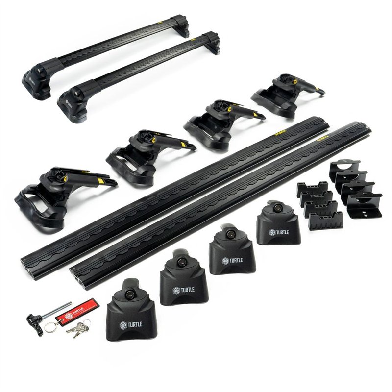 Roof rack for Fiat Panda Hatchback III 2012-2025 AIR-3 Aluminum Plastic