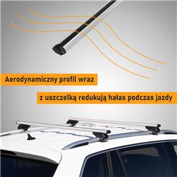 Roof rack for Fiat Panda Hatchback III 2012-2025 Boldbar Alpha V1 Lite