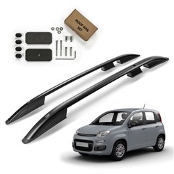 Roof rails for Fiat Panda Hatchback III 2012-2025 SKYPORT Aluminum Plastic
