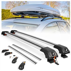 Bagażnik dachowy Fiat Panda Hatchback III 2012-2025 Aluminium plastik
