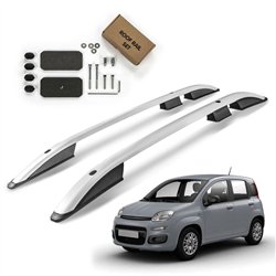 Roof rails for Fiat Panda Hatchback III 2012-2025 SKYPORT Aluminum Plastic