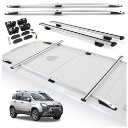 Relingi dachowe w komplecie z belkami poprzecznymi Fiat Panda Cross Hatchba