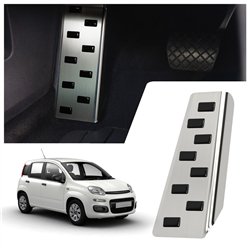 Podstopnica Fiat Panda Hatchback III 2012-2025 Czarny Srebrny stal