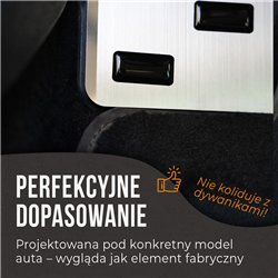Podstopnica Fiat Panda Hatchback III 2012-2025 Czarny Srebrny stal