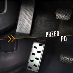 Podstopnica Fiat Panda Hatchback III 2012-2025 Czarny Srebrny stal