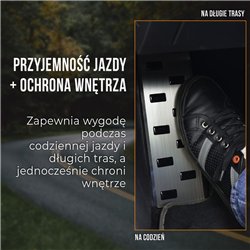 Podstopnica Fiat Panda Hatchback III 2012-2025 Czarny Srebrny stal
