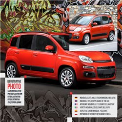 Listwy drzwi bocznych Fiat Panda Hatchback III 2012-2025 Kompozyt PUy PU