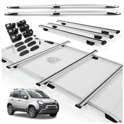 Relingi dachowe w komplecie z belkami poprzecznymi Fiat Panda Hatchback III