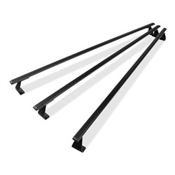 Roof rack for Renault Trafic II (FL/JL) 2001-2014 | Heavy Duty Black Steel