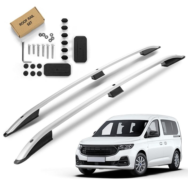 Roof rails Ford Tourneo Connect III SHORT H1 L1 SWB 2022- Aluminum Plastic
