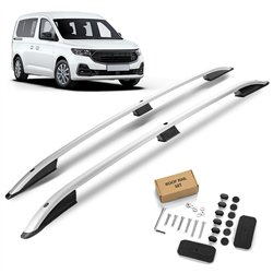 Roof rails Ford Tourneo Connect III SHORT H1 L1 SWB 2022- Aluminum Plastic