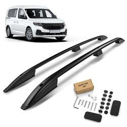 Roof rails Ford Tourneo Connect III SHORT H1 L1 SWB 2022- Aluminum Plastic