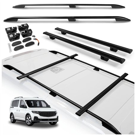 Roof rails with cross bars included Ford Tourneo Connect III SHORT L1 SWB