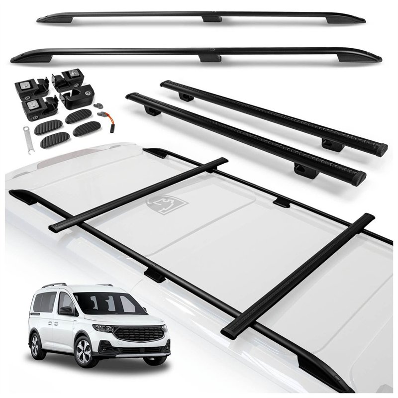 Roof rails with cross bars included Ford Tourneo Connect III SHORT L1 SWB