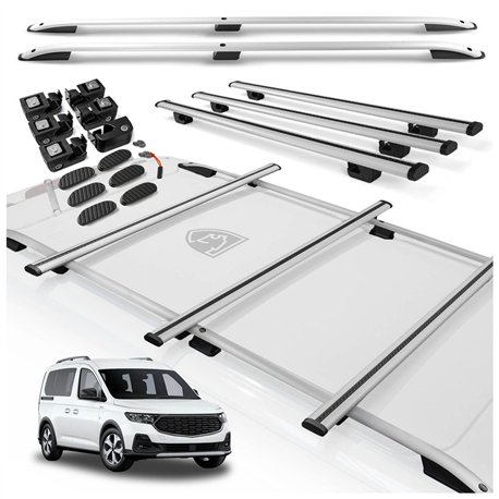 Roof rails with cross bars included Ford Tourneo Connect III SHORT L1 SWB