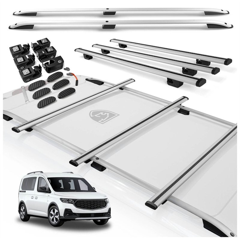 Roof rails with cross bars included Ford Tourneo Connect III SHORT L1 SWB
