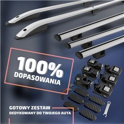 Roof rails with cross bars included Ford Tourneo Connect III SHORT L1 SWB