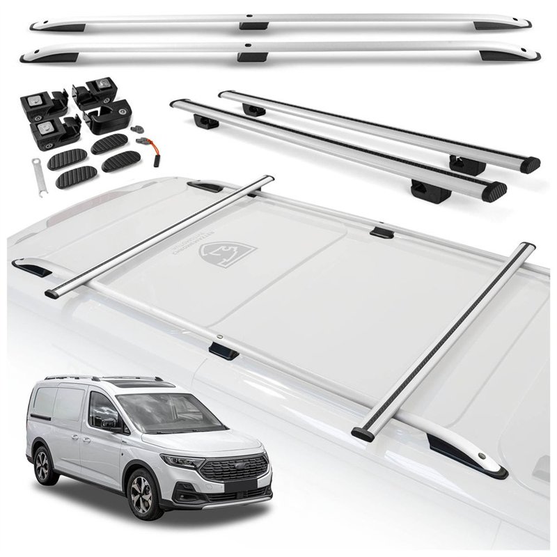 Roof rails with cross bars included Ford Grand Transit Connect III Mk3