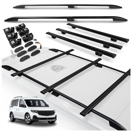Roof rails with cross bars included Ford Tourneo Connect III SHORT L1 SWB