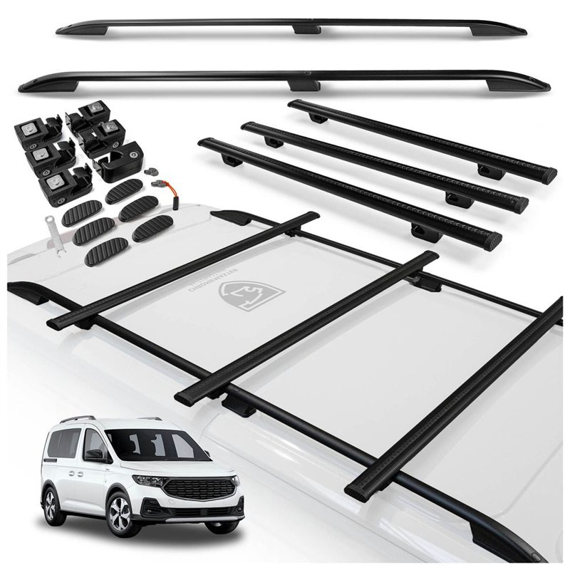 Roof rails with cross bars included Ford Tourneo Connect III SHORT L1 SWB