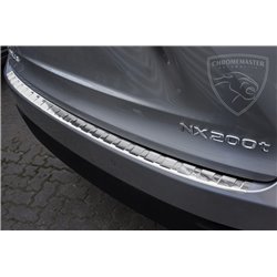 Nakładka z zagięciem na zderzak (stal szczotkowana) Lexus RX 2009+
