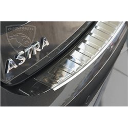 Nakładka z zagięciem na zderzak (stal szczotkowana) Opel ASTRA V 5 K Hatchback