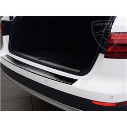 Nakładka z zagięciem na zderzak grafitowa Audi A4 B9 ALL