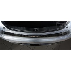 Nakładka z zagięciem na zderzak grafitowa Honda Civic IX FL Hatchback 2015+