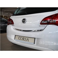 Stainless Steel Tailgate Trim Opel Corsa E