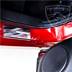 Nakładki progowe Chrome + grawer Opel Astra IV