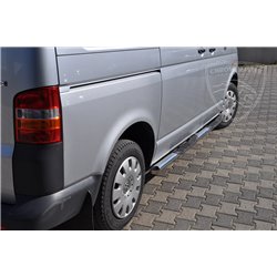 Side bars with steps Ford Transit Custom 2012-2023 4DR Short BB005