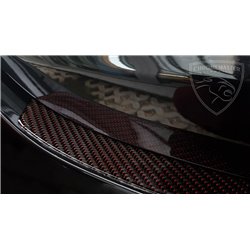 Listwa tylnego zderzaka czerwony Karbon Mercedes W213 Sedan