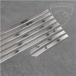 Side Window Moldings Ford Transit Custom V362 2012-2023 Chrome