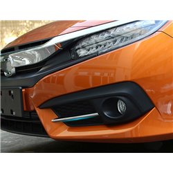 Listwy atrapy halogenów przednich Honda Civic 2016+ Sedan