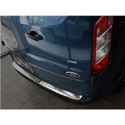 Bumper Protector Ford Transit Custom V362 2012-2023 Steel brushed