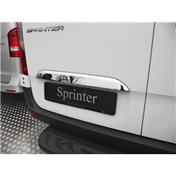 Listwa tylnej klapy nad tablicę rejestracyjną Mercedes Sprinter W907 2018+ CHROM