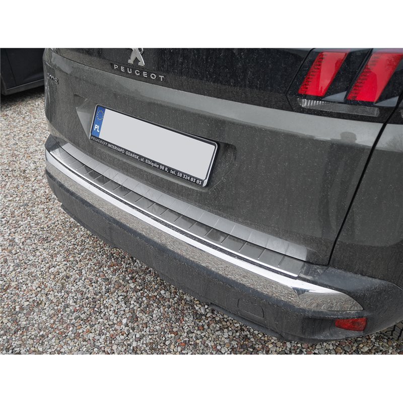 Listwa nakładka na tylny zderzak Peugeot 3008 2016+ Chrom