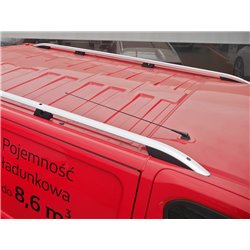 Roof rails for Fiat Talento 2016- L2 Long Silver