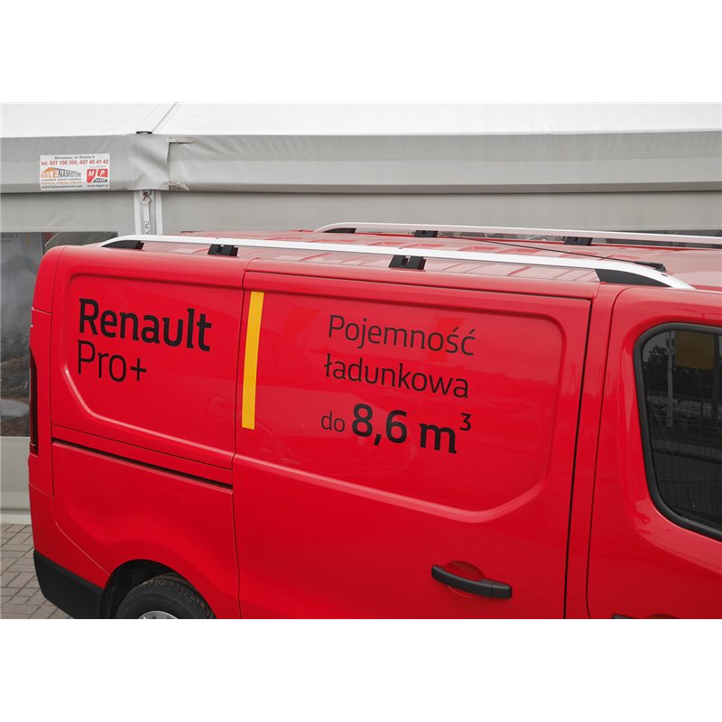Relingi dachowe Renault Trafic 2014+ LONG Chromemaster